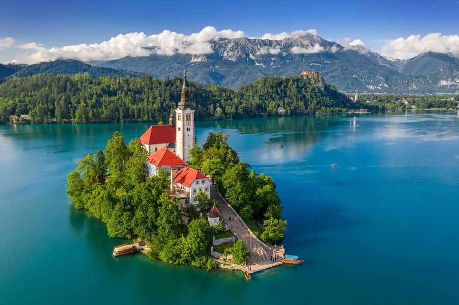 Ljubljana: Lake Bled, Postojna Cave, and Predjama Day Tour - Bled Castle is about the view first