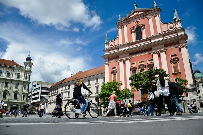 Ljubljana private walking tour with a local - St. Nicholas Cathedral and the story told by its doors