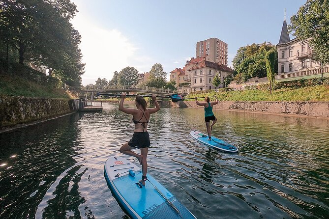Ljubljana Stand-Up Paddle Boarding Lesson and Tour - Dragon Bridge, where the city gets playful