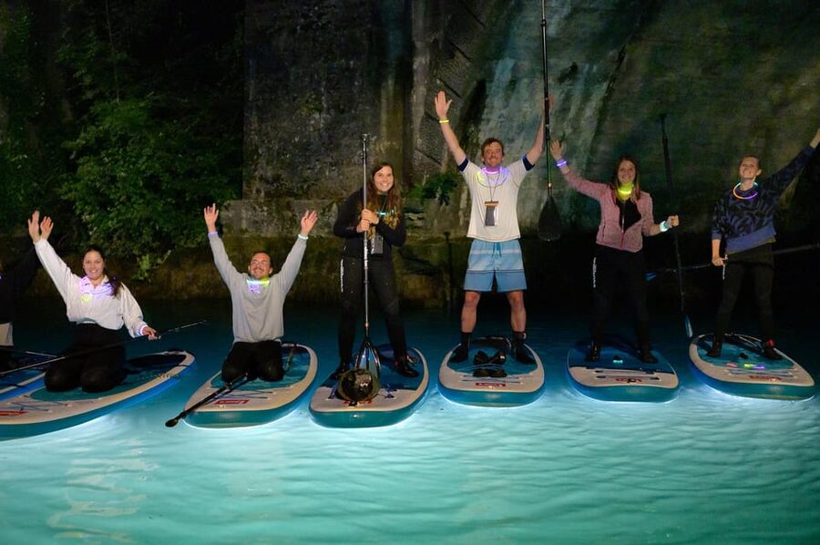 Most na Soci Evening SUP Excursion from Bovec - Getting ready on the water
