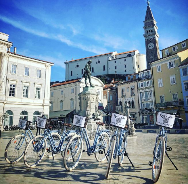 Piran: Bike Rental with Map, Helmet, Water bottle and Lock - From Piran to Portorož and the coastal route