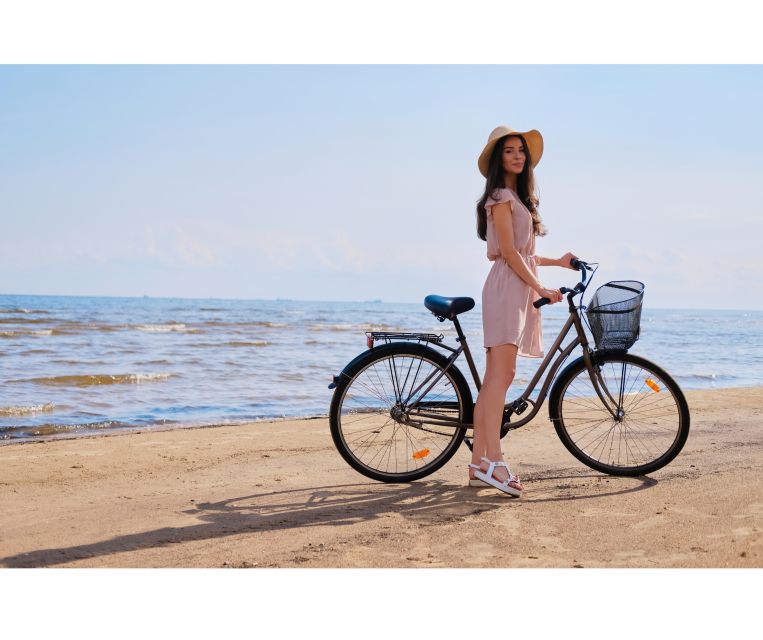 Piran: Bike Rental with Map, Helmet, Water bottle and Lock - Taking the old railway route on the Parenzana