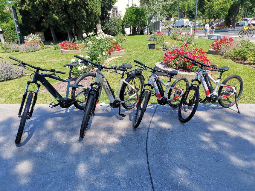 Piran: e-bike&snack in Istria - Getting fitted to a high-end e-bike