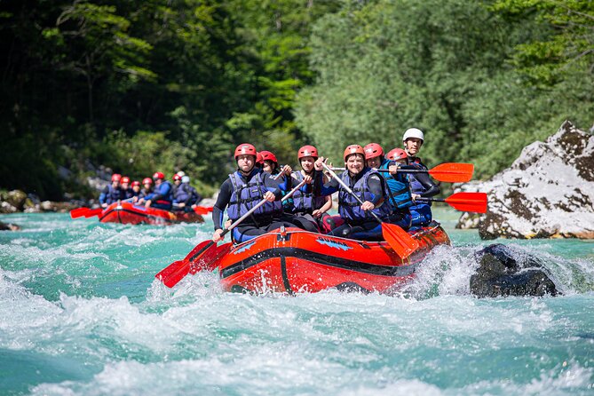 Premium RAFTING on Soca River. Photo service. Families welcome. - The Soca River from raft level