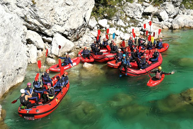 Premium RAFTING on Soca River. Photo service. Families welcome. - Getting ready for the first rapid