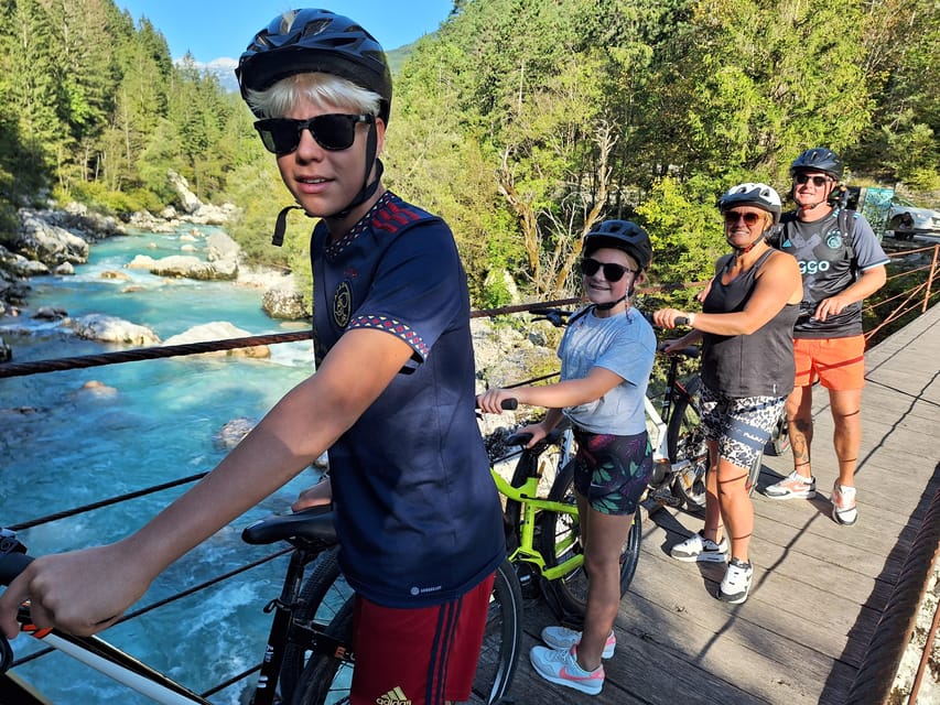 Private E-bike tour Soča valley: The ultimate explorer - First rides from Čezsoča to the Soča Gorge