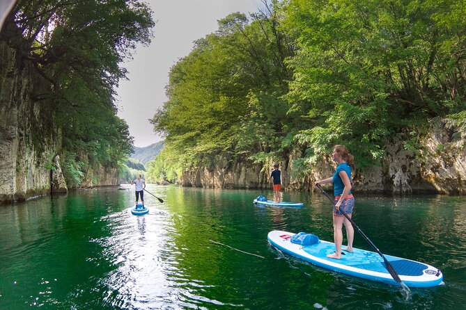 Private Half Day Stand-up Paddle Boarding on the Soča River - The Private Guide Makes the Difference