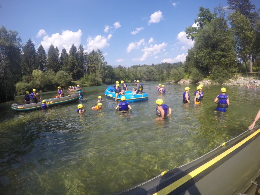Rafting on Sava River - Swimming, bodysurfing, and the river’s meeting point