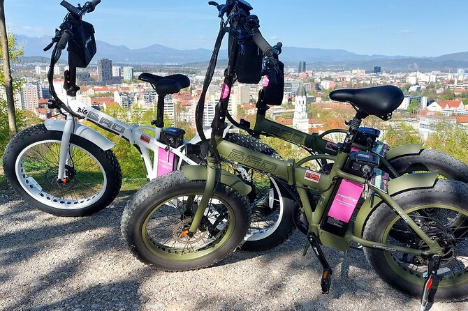 Rent Electric Bike - Reaching Ljubljana Castle and its city views