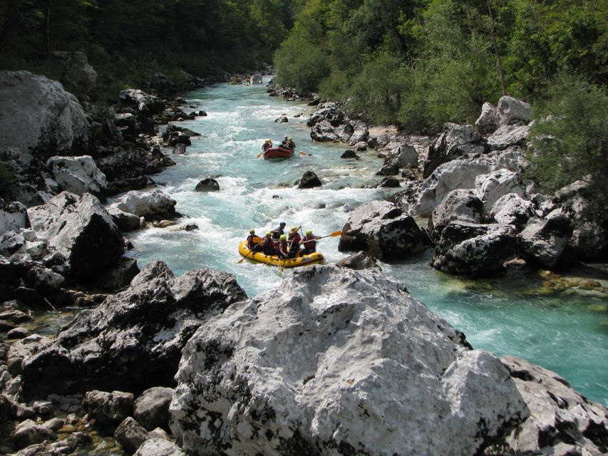 Slovenia: Half-Day Rafting Tour on Soča River with Photos - About 1.5 hours among rapids and pools