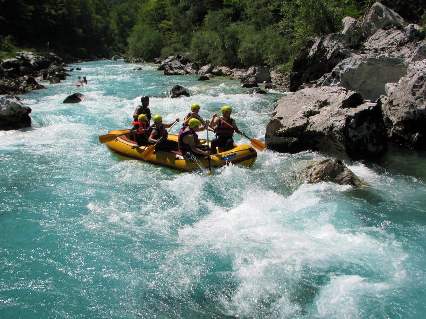 Slovenia: Half-Day Rafting Tour on Soča River with Photos - Swimming, jumping, and the best pauses