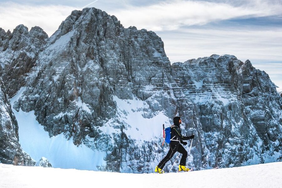Snowshoeing in Triglav National Park - The drive from Bled to the trailhead