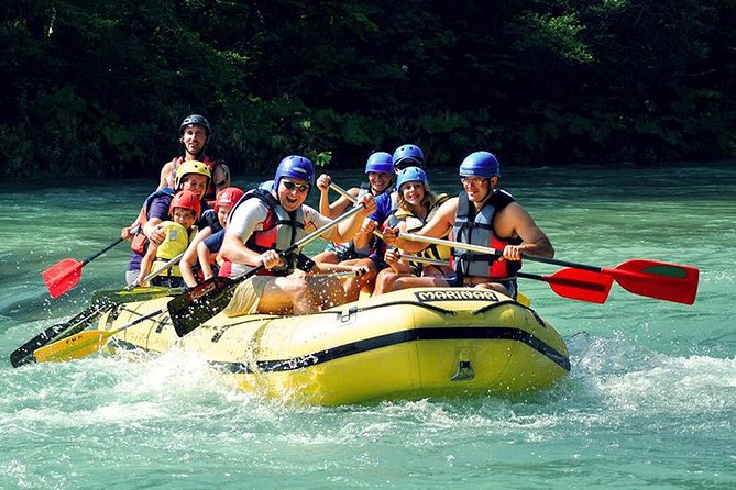 The best Rafting on Sava river in Bled - The calmer second section is made for water games