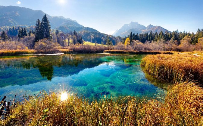 Triglav National Park and the Alps Private tour - Lake Zelenci and its unusual winter water
