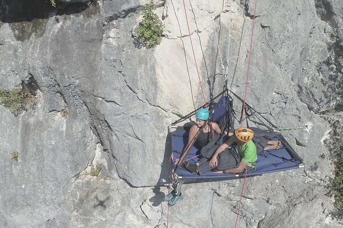 Unique Vertical Camping - Key points about sleeping above the Nadiža River