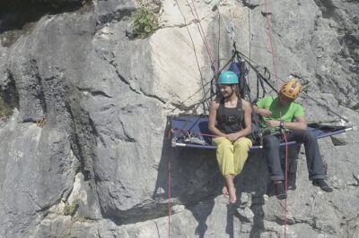Unique Vertical Camping