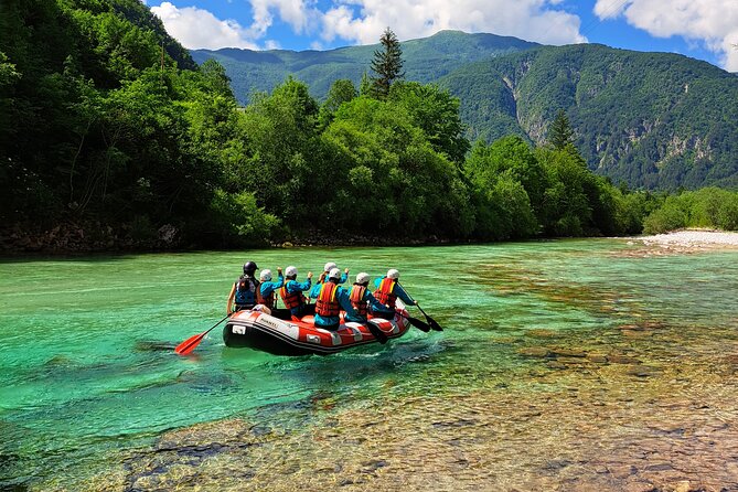 Whitewater Rafting on the Soča River in Bovec, Slovenia - The scenery and the free photos