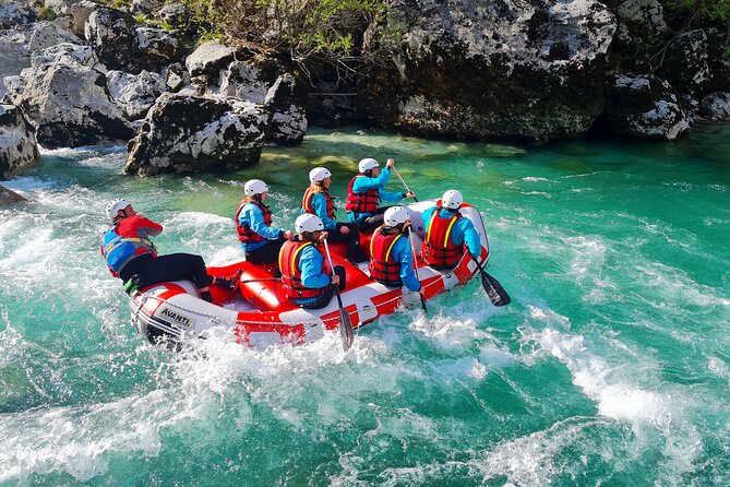 Whitewater Rafting on the Soča River in Bovec, Slovenia - One and a half hours on the Soča