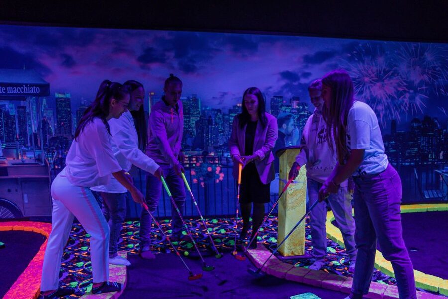 Woop! Glow golf: Ljubljana Btc City - What the price includes, and what it does not
