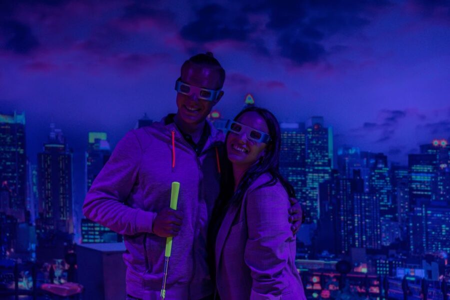 Woop! Glow golf: Ljubljana Btc City - Who will enjoy WOOP! Glow Golf most
